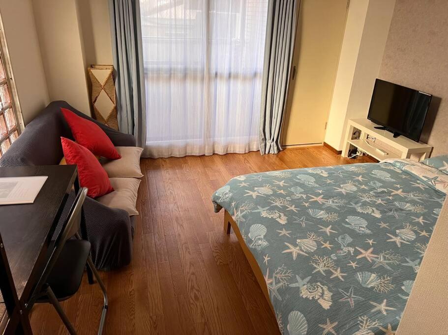 Apartment B403/大阪人气景点黑门市场步行6分钟，日本桥、难波、心斋桥、道顿堀步行可达 Ōsaka