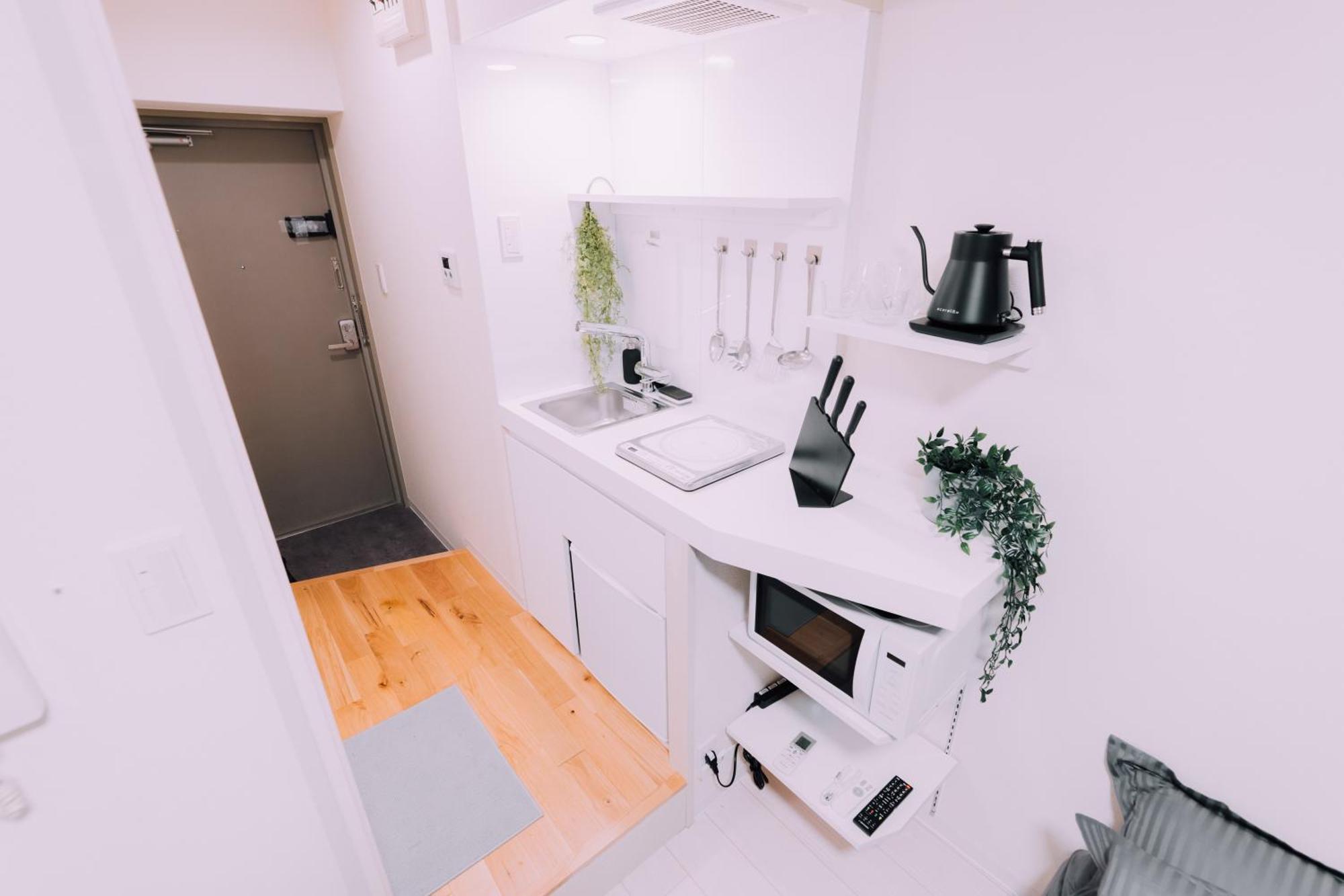 Minimalist Loft Namba Compact With A 24-hour Gym Ma303 Apartment Ōsaka