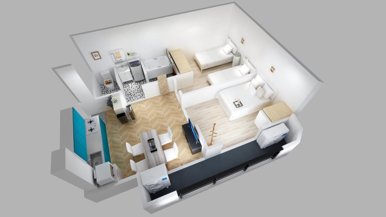 Apartment 黑門市場20米大楼公寓全新装修2居室1庁難波5min日本橋駅1min道頓堀3min心斎橋10min *