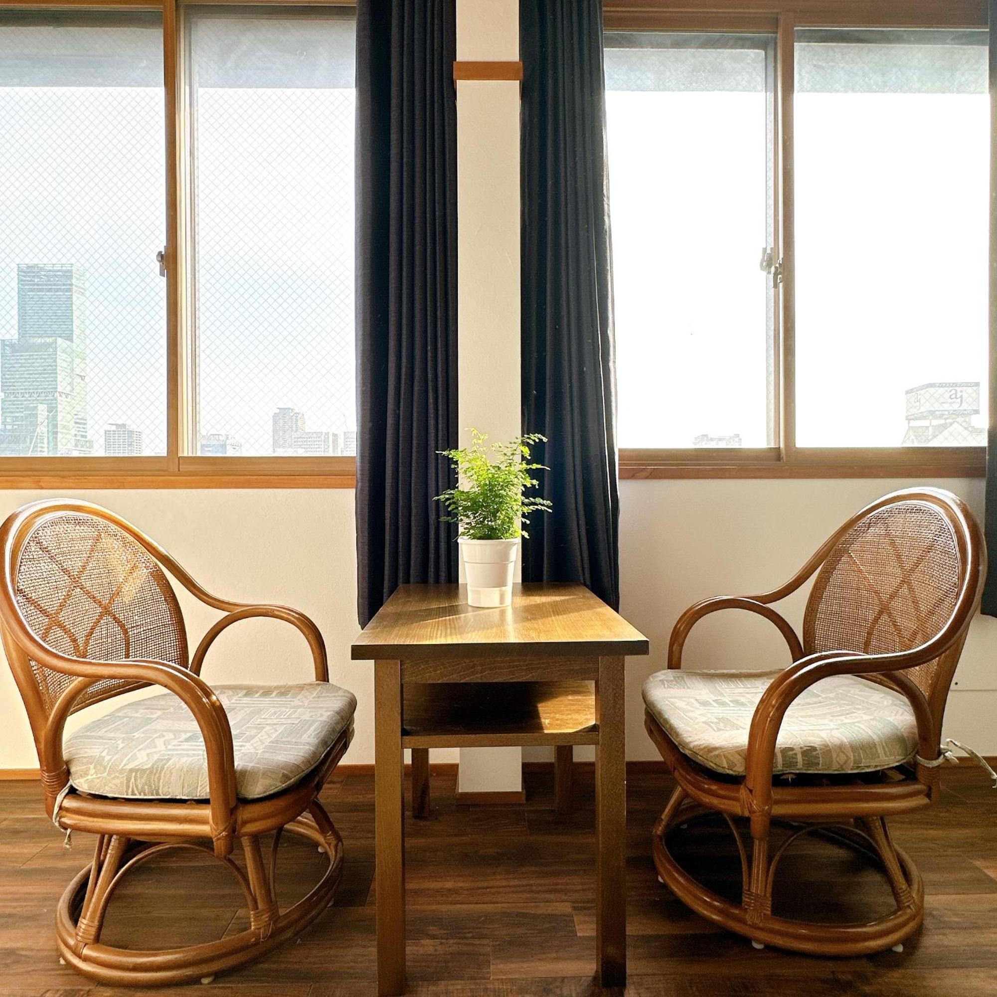 【三米通天閣】601-6fa難波商圈天王寺心斎橋10min Apartment *