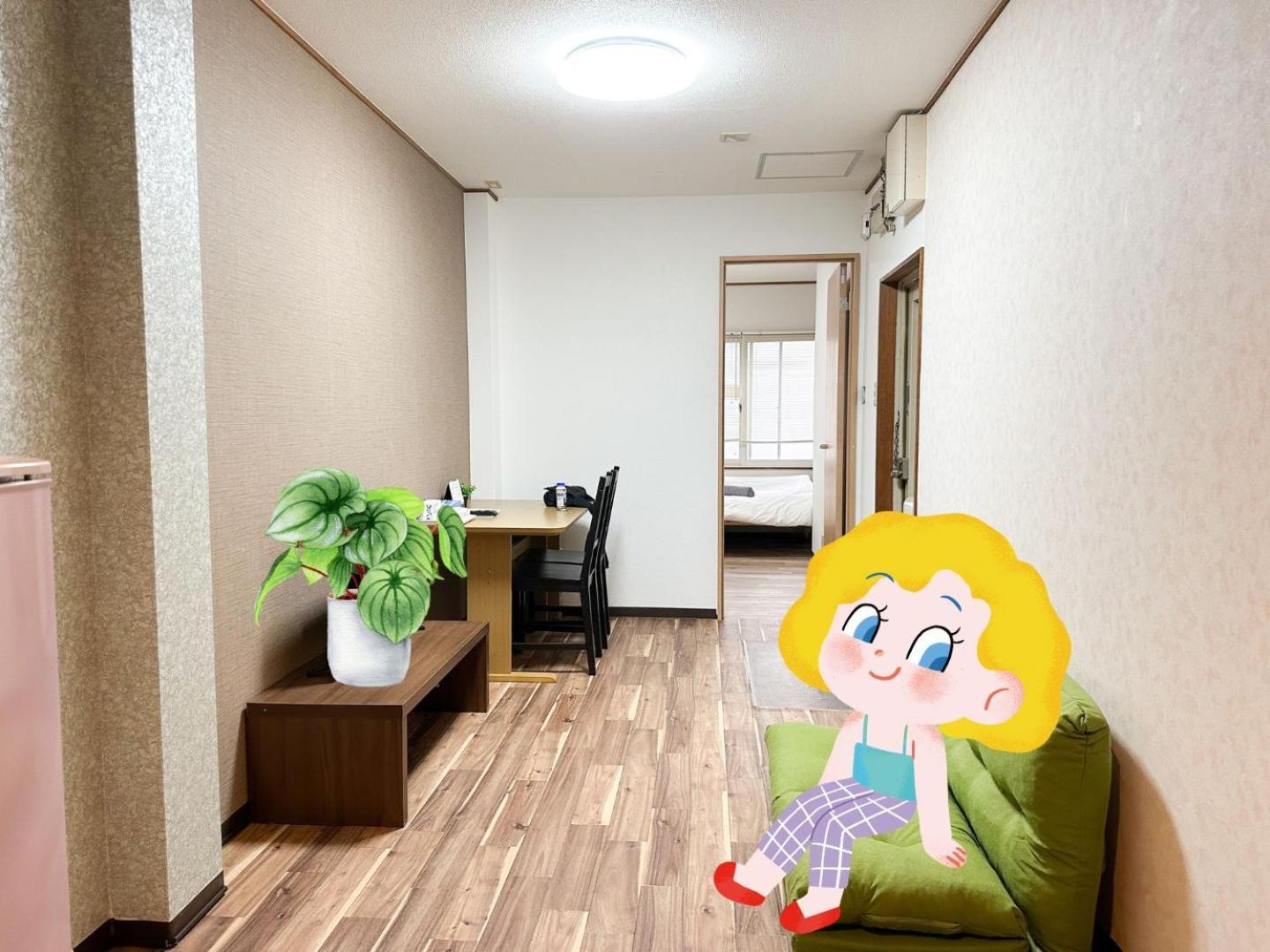 Starsg 星の熊市冈 1ldk 2ppl Bentencho Station 6min House Usj Osaka