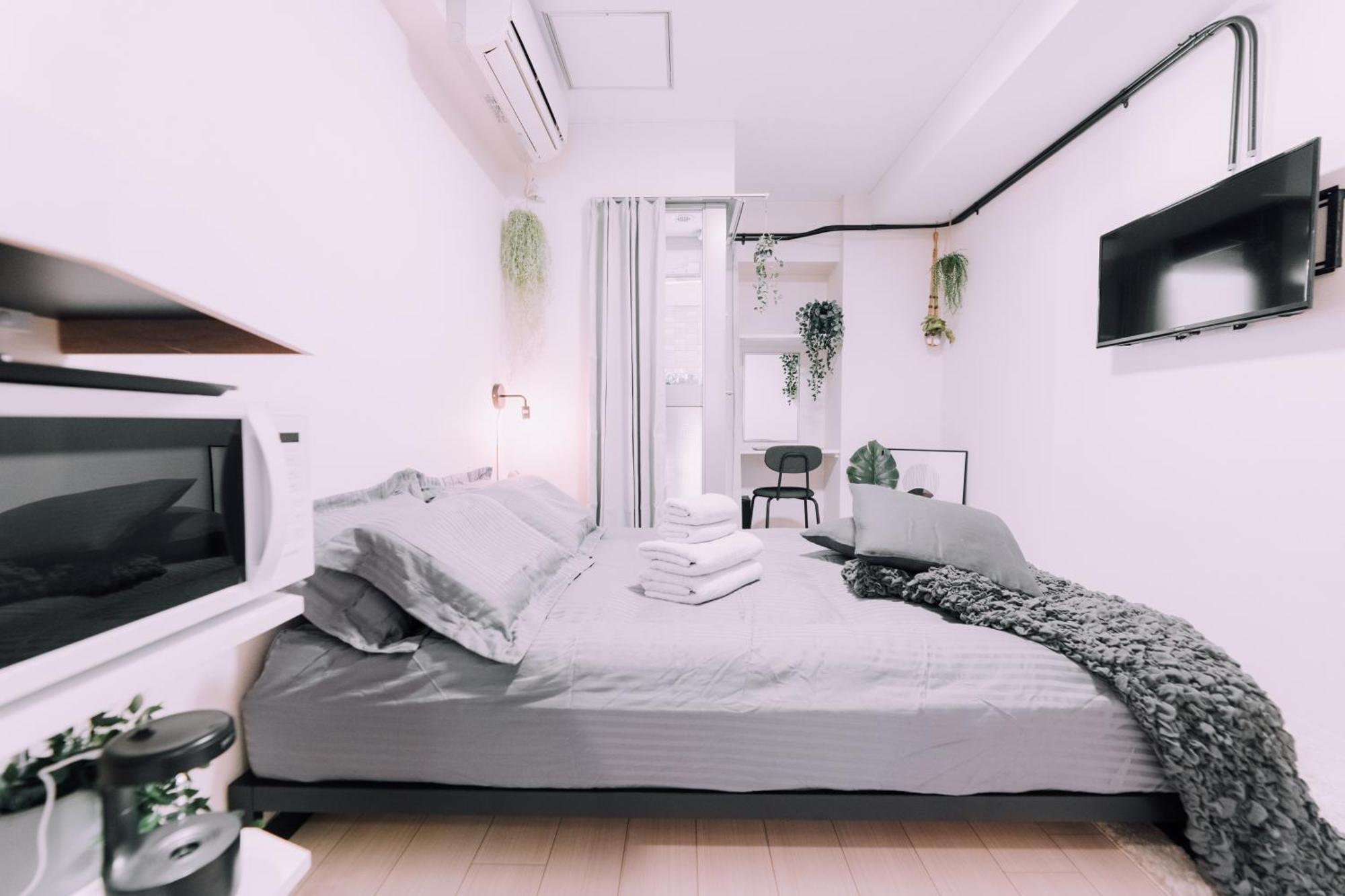 Minimalist Loft Namba Compact With A 24-hour Gym Ma505 Apartment