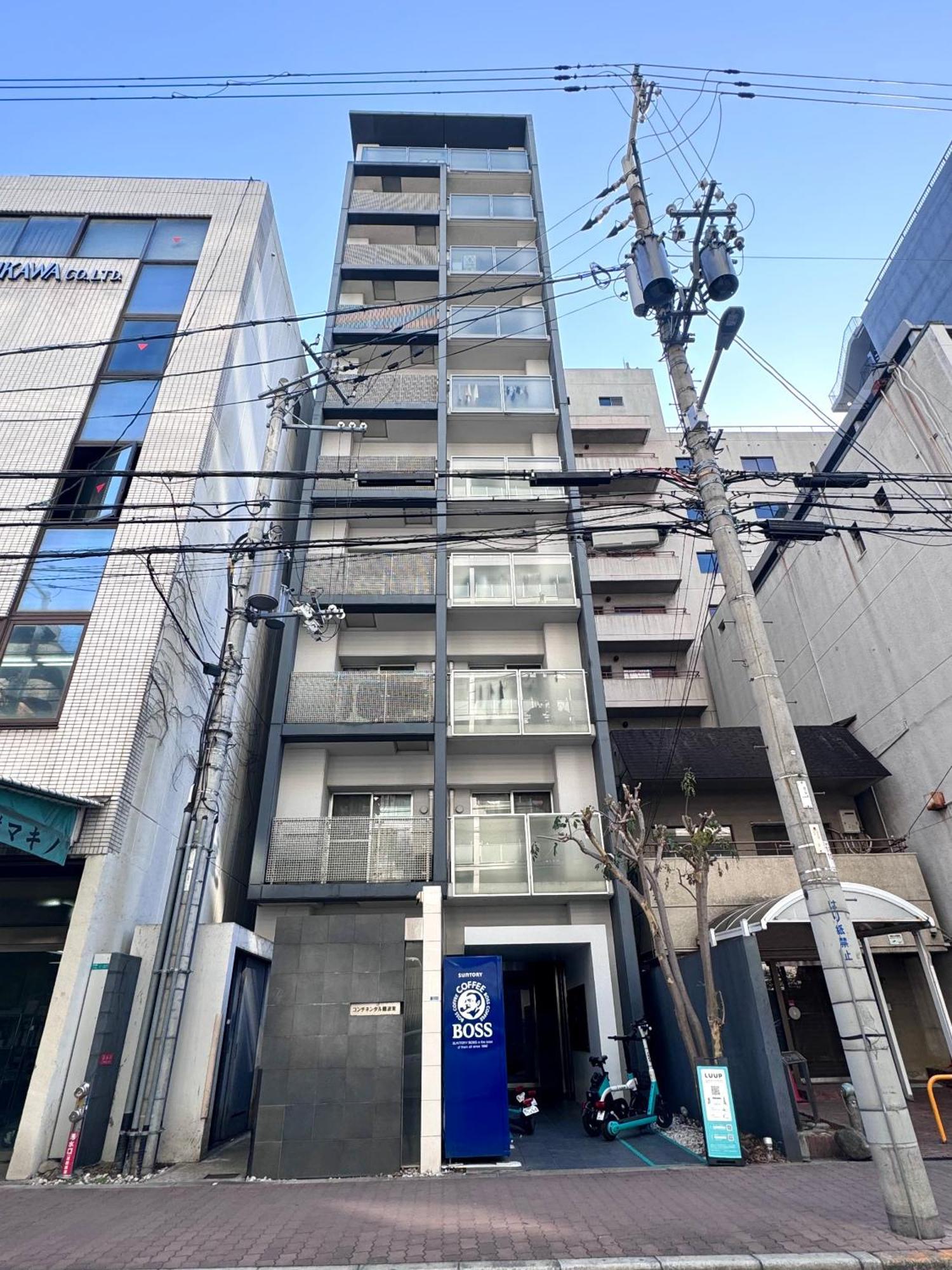 黒門市場徒歩5分 通天閣難波エリア徒歩圏内 トイレと浴室付き まるまる貸切 エレベーター 高層804 Osaka
