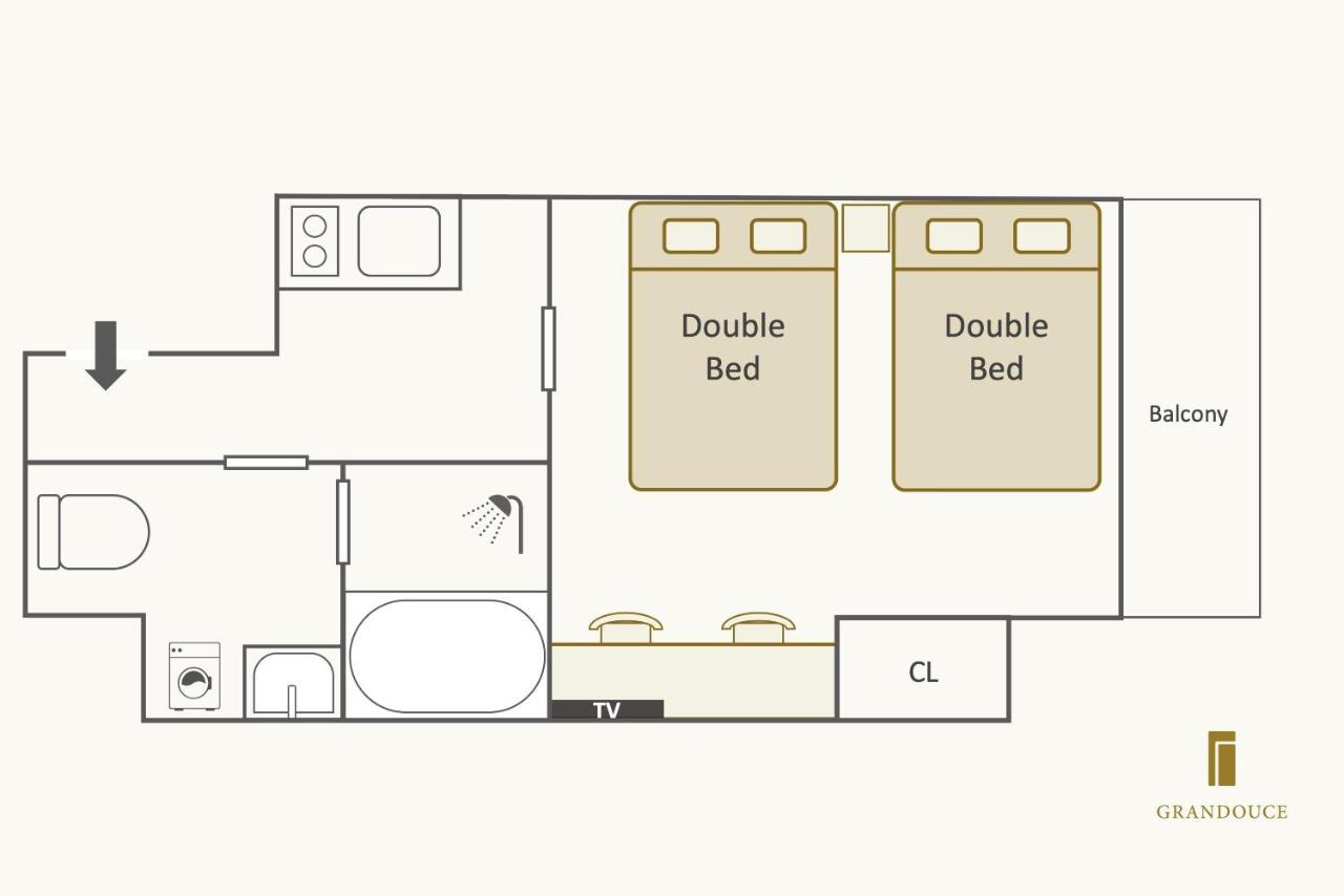Apartment Grandouce Shimanouchi *