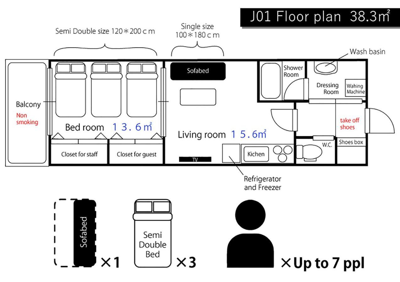 Dotonbori Shinsaibashi House J01 Apartment