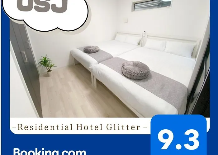 Residential Hotel Glitter Usjまで1駅5分