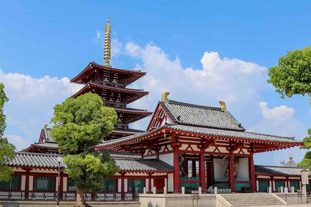 55平方!2卧室可住7人,5分黒門市場,難波,道頓堀,心斎橋,大阪城,天王寺,wi-fi,新規 Osaka