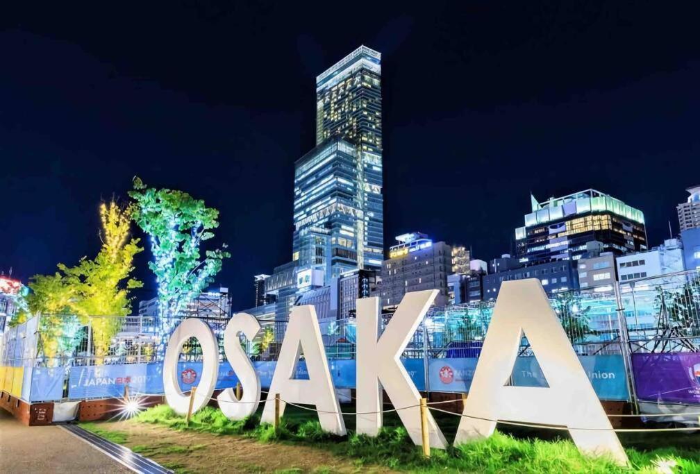 55平方!2卧室可住7人,5分黒門市場,難波,道頓堀,心斎橋,大阪城,天王寺,wi-fi,新規 *