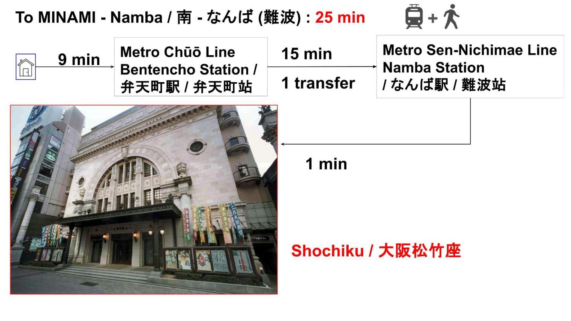 Umeda Central: Quick Access To Kita & Minami Districts *