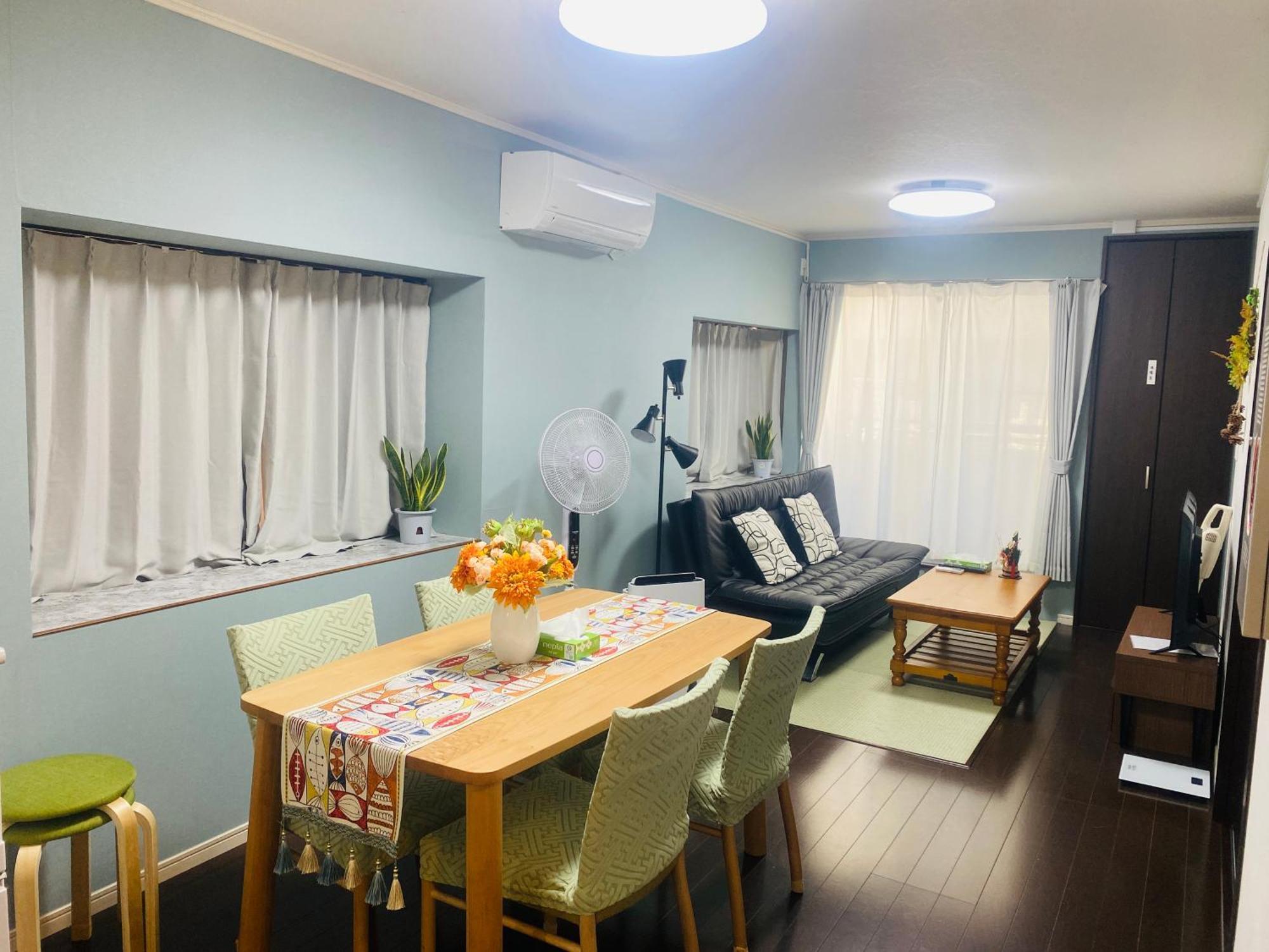 Apartment 大阪民宿梅田淀川花a套